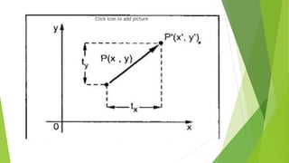 Computer Graphics 2d Transformation 2D transformation (Computer Graphics) | PPT