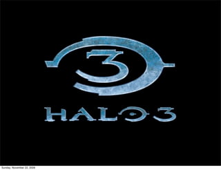 Sunday, November 22, 2009
 