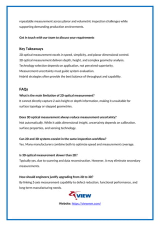 2D vs 3D Optical Measurement Key Differences - Viewmm.pdf