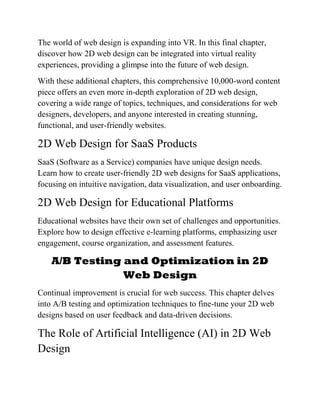 Going 2D: The benefits of flat design for websites | PDF