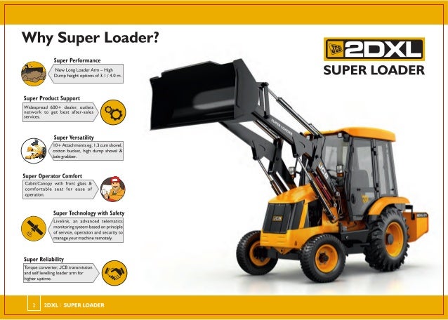 JCB 2 DXL Super Loader - Brochure