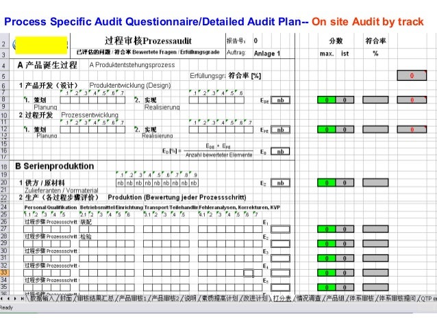 Process Audit --VDA