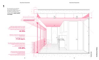Tritip (Pond) Chayasombat
8
Tritip (Pond) Chayasombat
9
1
ArchitectureRedux.
ScenarioA:Luxury
DrawingbyTritipC.
By reinserting the trial components
into an actual working process, I
generated three possible scenarios from
their different combinations. Each
scenario responds to different situations
and target groups: luxury, comfort,
and budget.
 