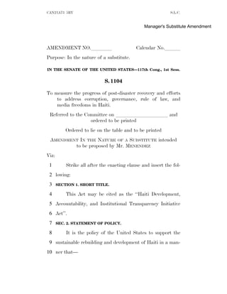 CAN21A73 5RY S.L.C.
AMENDMENT NO.llll Calendar No.lll
Purpose: In the nature of a substitute.
IN THE SENATE OF THE UNITED ...