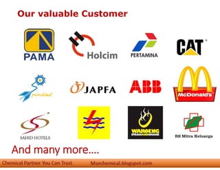Our valuable Customer
And many more….
 