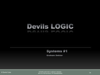 24
INTERPLANETARY CUBESAT DESIGN
IRA FULTON SCHOOL OF ENGINEERING
© Devils Cube
 