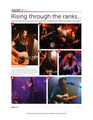 Printed for ian from Music Week - 06.06.2016 at exacteditions.com. Copyright © 2016
 