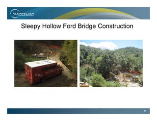 37
Sleepy Hollow Ford Bridge Construction
 