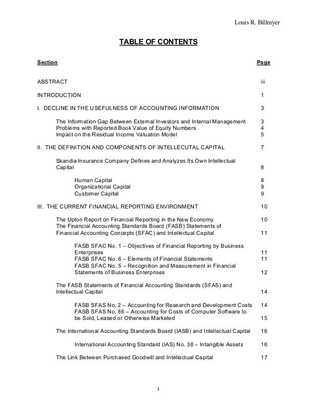 Master thesis internal control