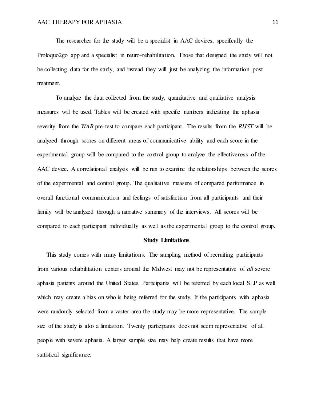 Therapy research proposal image