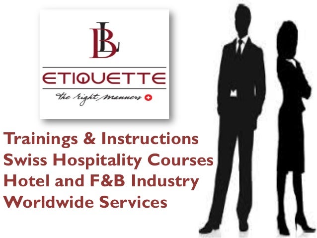 trainings instructions hospitality presentation presentation trainings