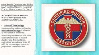 Certified Nursing Assistant | PPTX