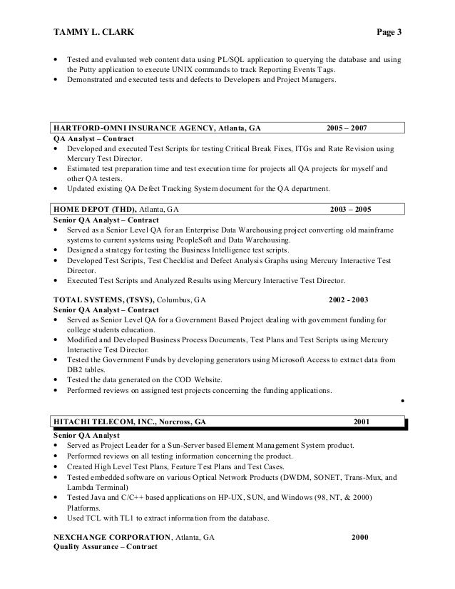 Sql Analyst Resume Points Sql Analyst Resume Points