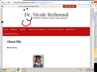 NEURAL Conference Developing a Professional Portfolio2