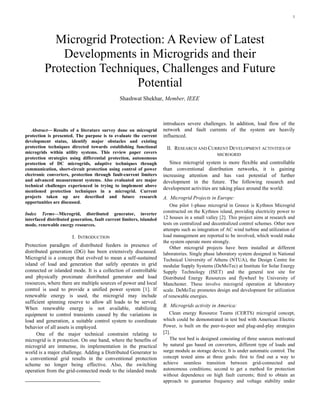 Microgrid Protection | PDF