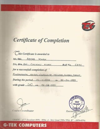 Basic computer Certificate