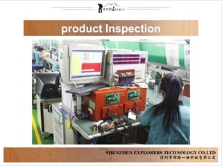 product Inspection
 