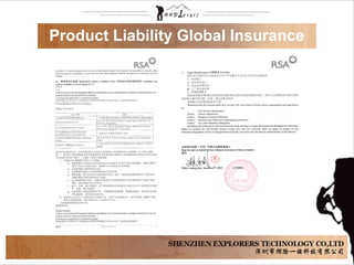 Product Liability Global Insurance
 