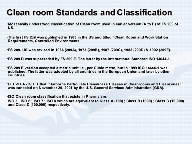 Clean Room Pressure Differential Standard Clean Room Pressure Differential Standard