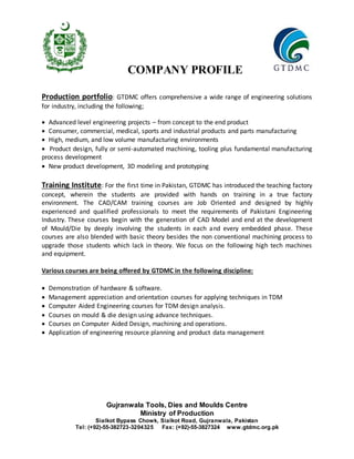 GTDMC Company Profile