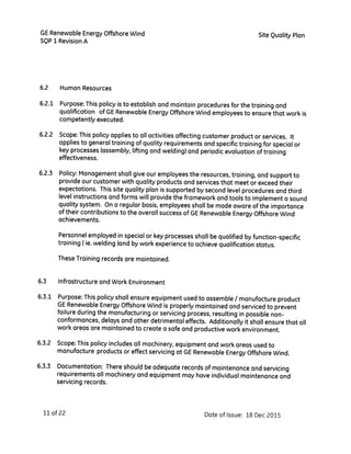 Site Quality Plan signed scaned