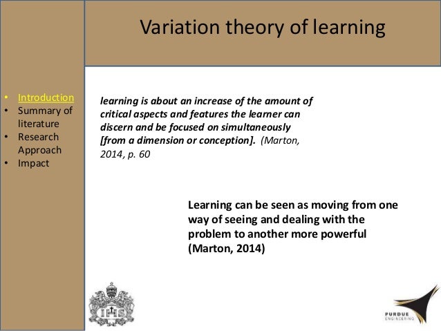 Identifying the variation in ways to deal