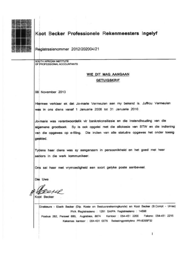 Voorbeeld Van N Aansoekbrief