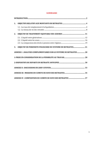 1
SOMMAIRE
INTRODUCTION......................................................................................................