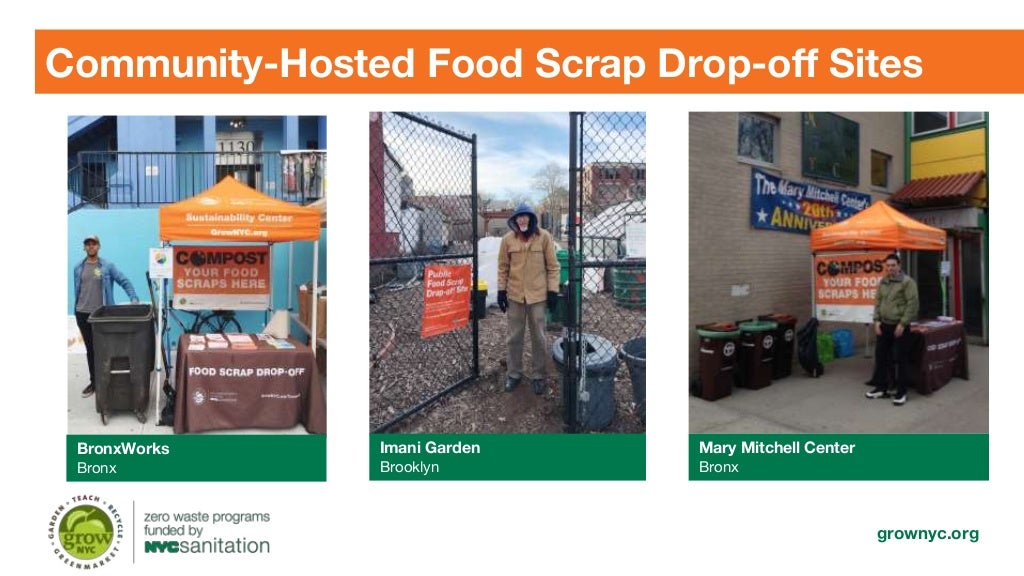 Food Scrap Dropoff & Community Composting in NYC