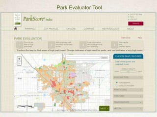 Park Evaluator Tool
 