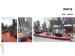 ‫קיימות‬
12
‫מיחזור‬-‫מים‬
 