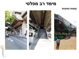 21
‫מפלסי‬ ‫רב‬ ‫מימד‬
‫ותחנות‬ ‫קומות‬
 