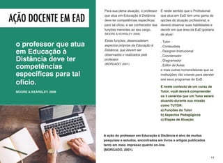 ASPECTOS DOCENTES
“ O C O N H E C I M E N T O É
DINÂMICO, POSSIBILITANDO SE
SUPERAR E SE RECONSTRUIR
CONTINUAMENTE”.
CORRÊA, 2007.
11
4. ASPECTOS TÉCNICOS
3. ASPECTOS SOCIAIS
1. ASPECTOS PEDAGÓGICOS
2. ASPECTOS DE GESTÃO
 