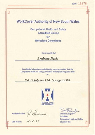 001_Workcover NSW OH&S