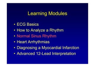 ECG Rhythm Interpretation (ECG Rhythm Analysis) | PDF