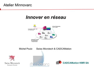Michel Pouly  Swiss Microtech & CADCAMation Atelier Minnovarc Innover en réseau CADCAM ation  KMR SA   