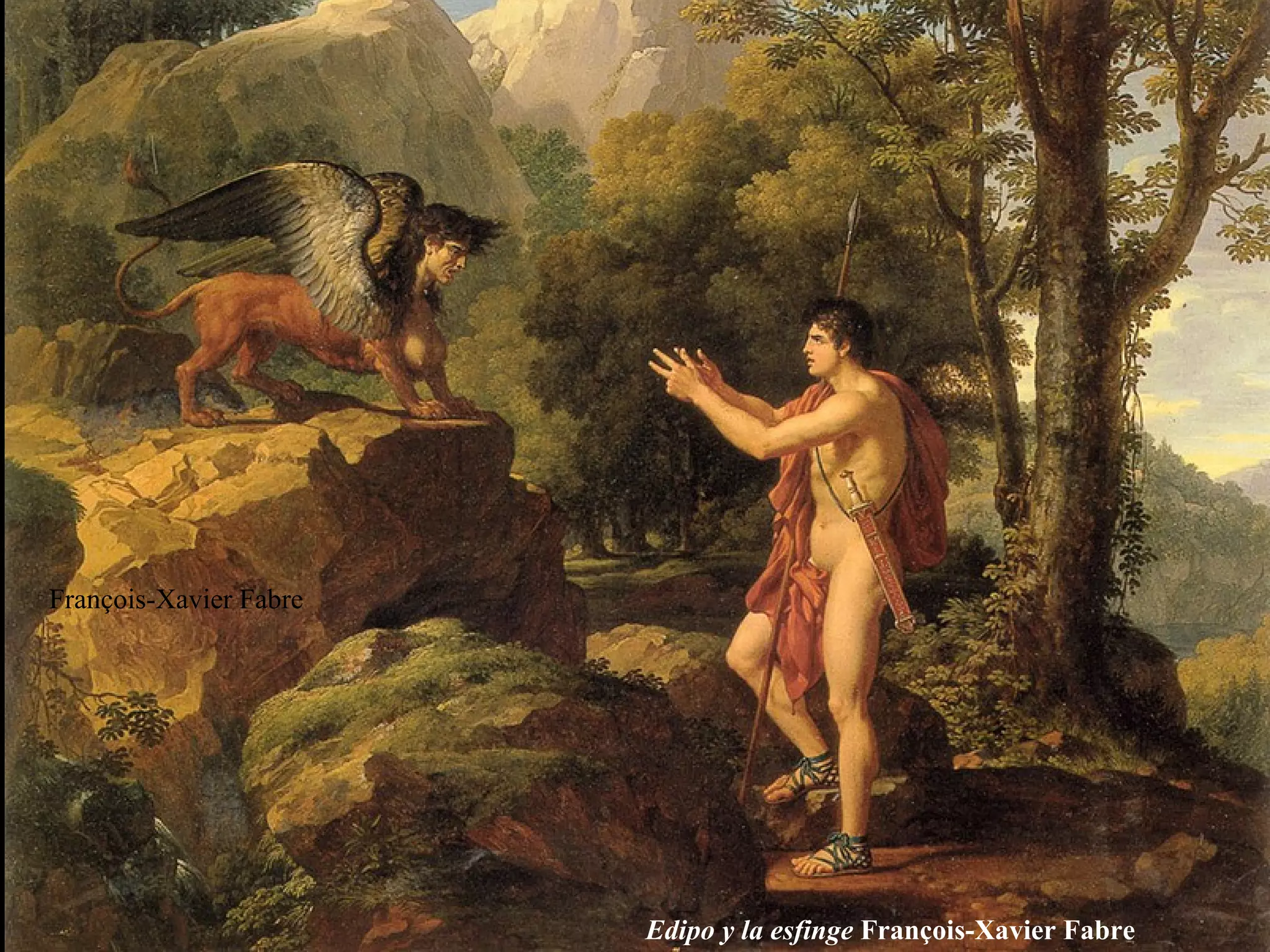 François-Xavier Fabre




                        Edipo y la esfinge François-Xavier Fabre
 