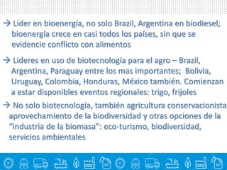 Para que ha servido la bioeconomía en América Latina?