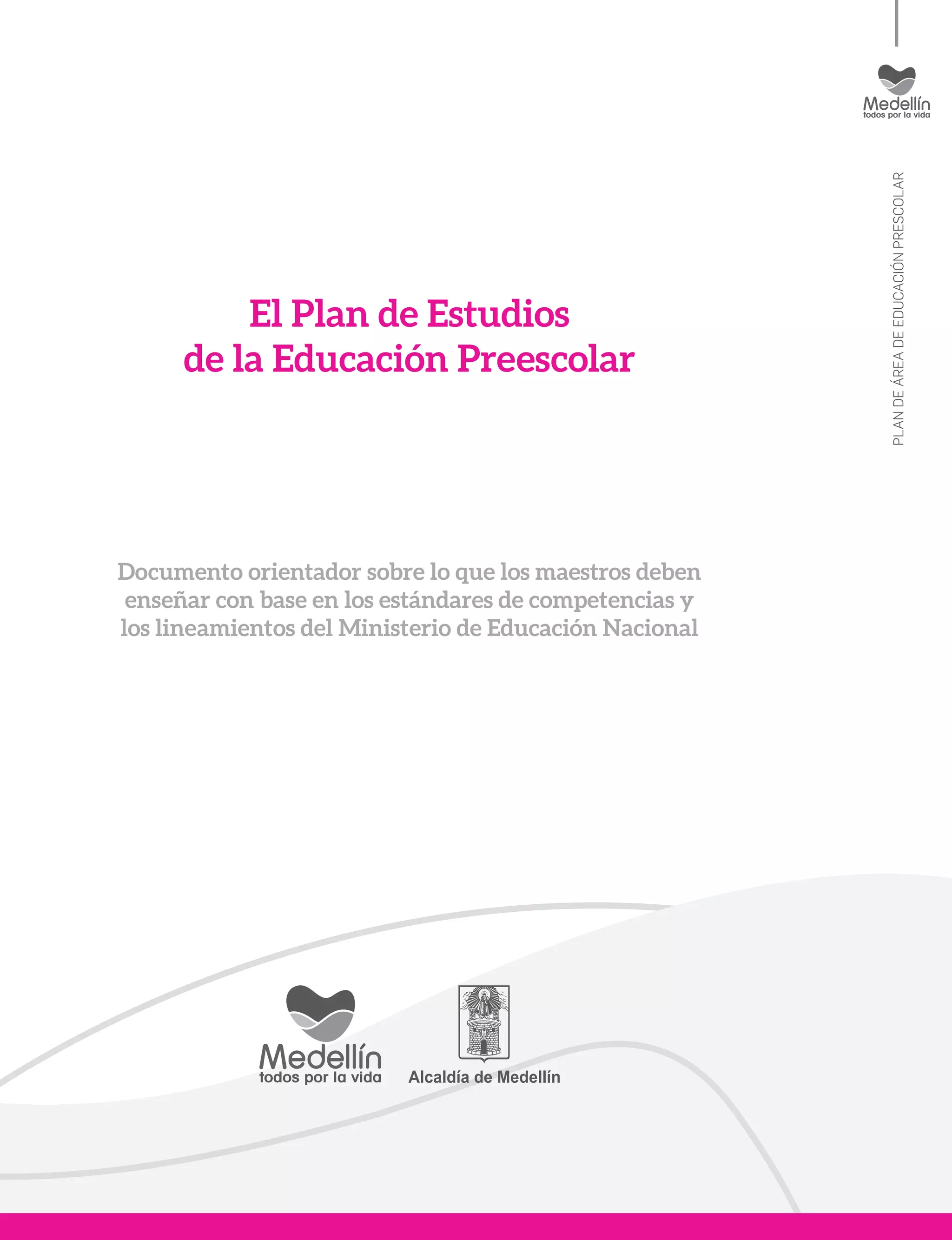 Plan de estudios educacion preescolar | PDF