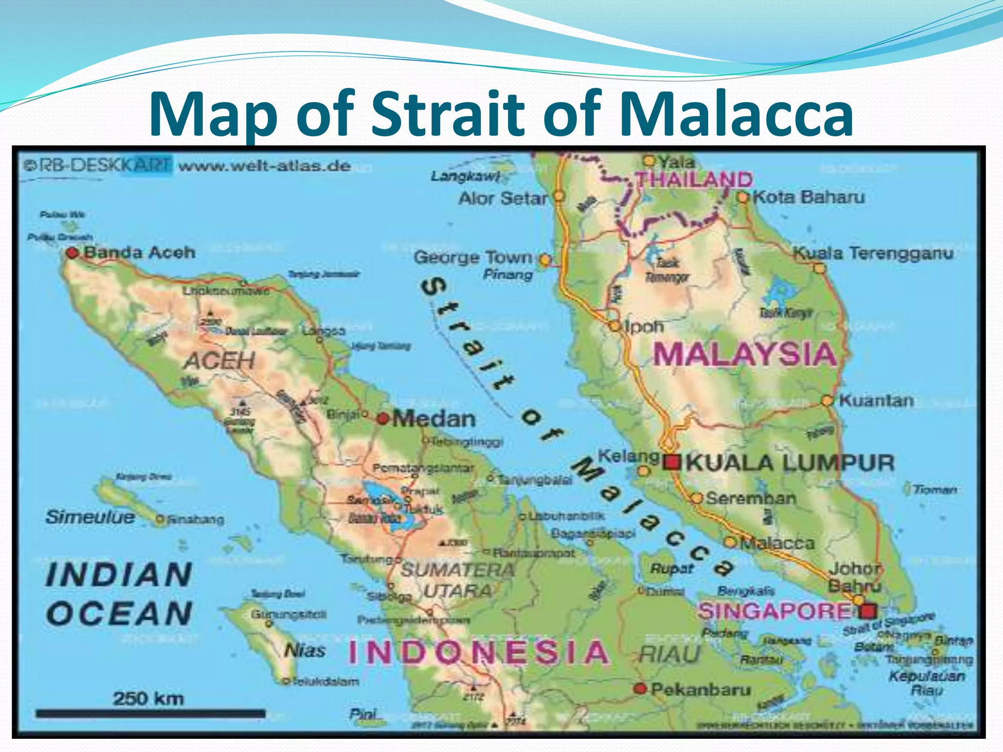 Map of Strait of Malacca
 