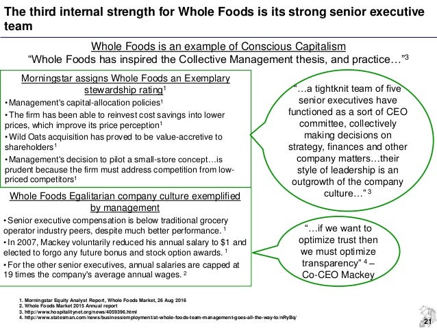 strategic audit whole foods whole foods works to reduce costs and boost clout with suppliers