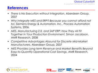 2 Effective Manufacturing Erp Mes