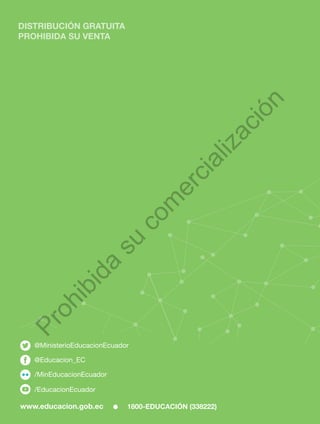 EducaciónGeneralBásica-SubnivelElemental-SegundoEGB
Educación General Básica - Subnivel Elemental
CIENCIAS
NATURALES
2.º EGB
TEXTO DEL ESTUDIANTE
Prohibida
su
com
ercialización
 