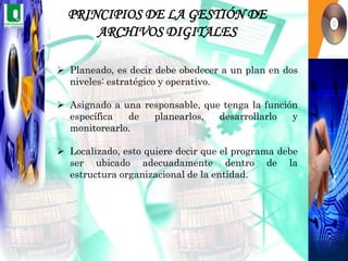 Los formatos seleccionados no deberían excluir añadidos y cambios futuros a medida que se produzcan nuevos desarrollos. Formatos de transferencia: deben comprender el contenido, la estructura y el contexto del documento y documentar que también se conservan los metadatos a nivel de documento y de expediente.