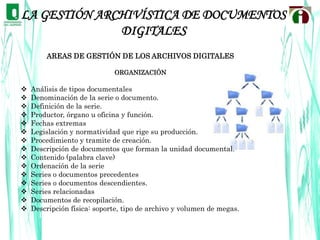 Principios de la Gestión de archivos DigitalesEn el entorno de la era electrónica, el desarrollo y la implementación de dichos sistemas se requiere que el programa de administración de documentos y archivos electrónicos este basado en los siguientes principios: Identificable, esto significa que el programa debe ser identificable desde otros programas corporativos.  Soportado en políticas, las cuales deben estar documentadas, autorizadas y divulgadas institucionalmente.   