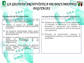 Conocer  en que consisten los principios de la Gestión de archivos Digitales.