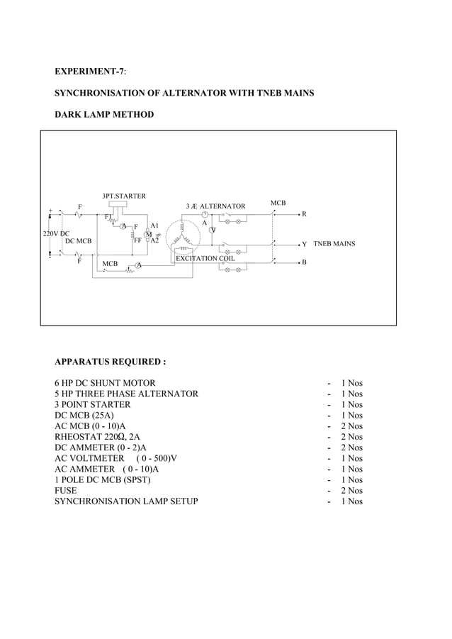 2 electrical machines lab PDF