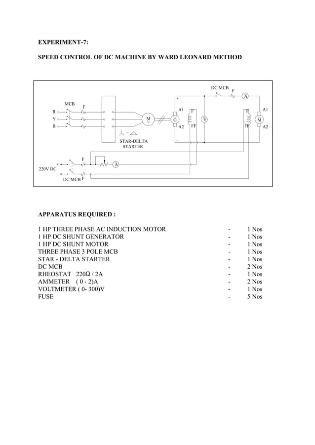 2 electrical machines lab PDF