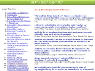 PERTINENCIA CIENTÍFICA
 