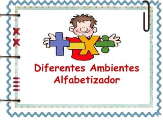 Diferentes Ambientes
Alfabetizador
 